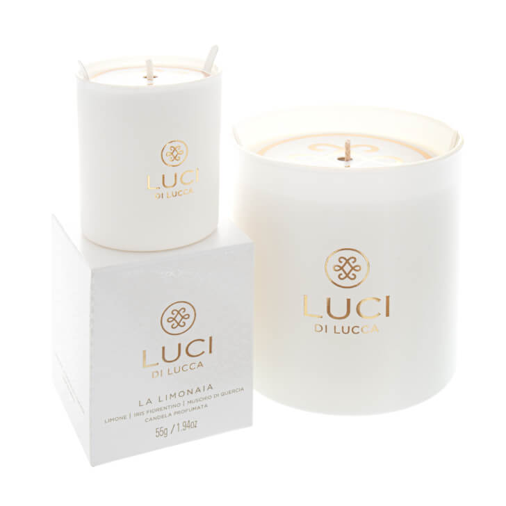 La Limonaia Luxury scented Candles 275g and 55g