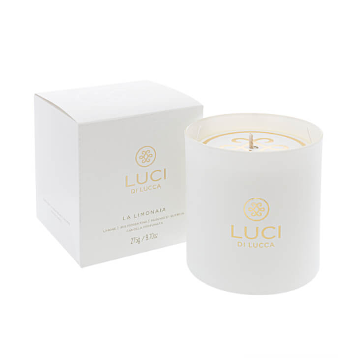 Luci di Lucca - Luxury Scented Candle Box 275g + Candle - La Limonaia
