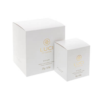 Luci di Lucca - Luxury Scented Candle Box 275g + Box 55g - Otium